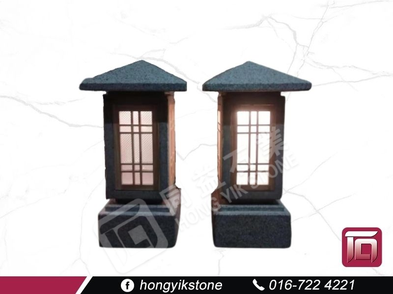 Square Wooden Window Lantern (Solar Energy)